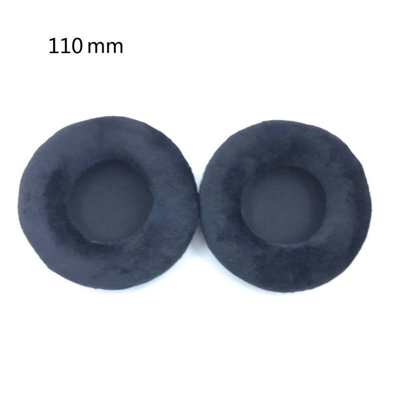 Almohadillas para auriculares, orejeras terciopelo piezas reparación auriculares 60mm-110mm