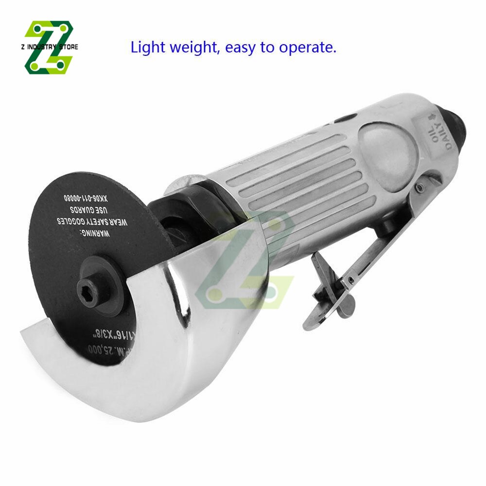 25000rpm Pneumatic Metal Cutting Machine Cut Off Grinders 3 inch Straight Air Cutter Cutting Tools For Metal Working