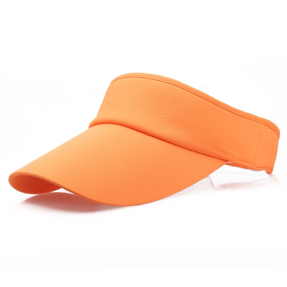 Men Women Sun Sports Visor Hat tennis con proteccion Cap Sport Headband Classic Hat Pure color Simple style Cap шляпы женские: E