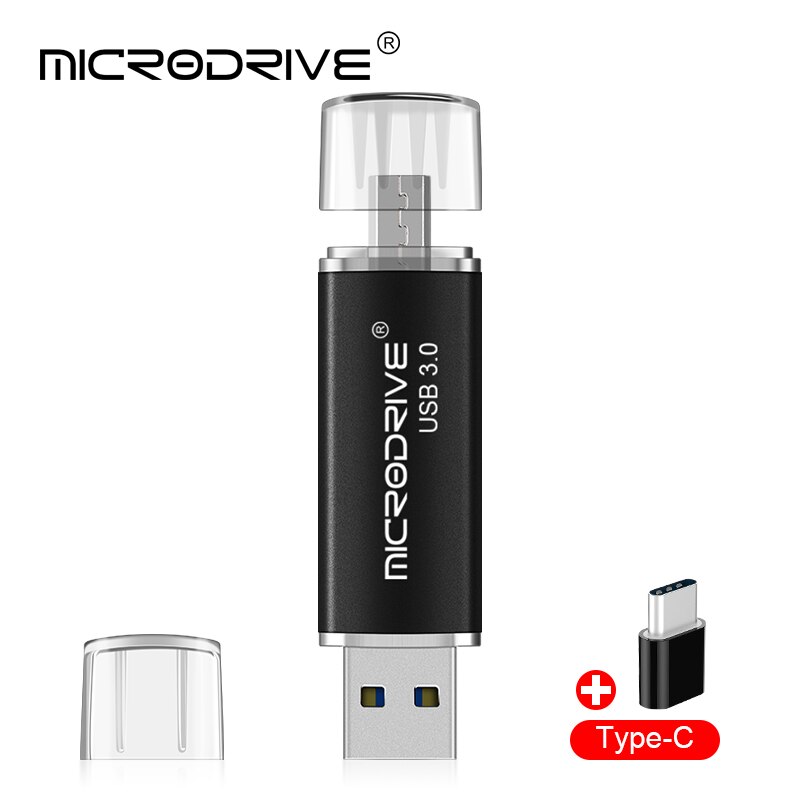 3 In 1 Usb 3.0 OTG USB flash drive for SmartPhone/Tablet/PC 16GB 32GB 64GB 128GB Pendrive High speed pen drive for type-c phone