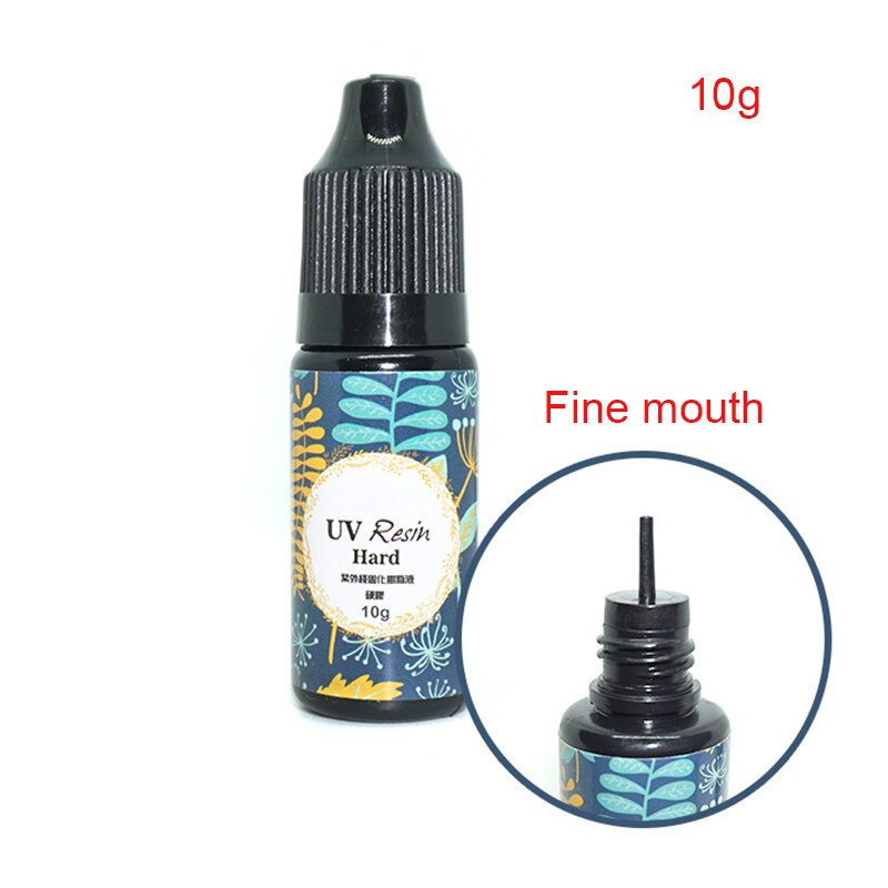 UV Ultraviolet Resin Gel Curing Quick-drying Non-toxic Transparent Sunlight Activated Hard VA: 10g