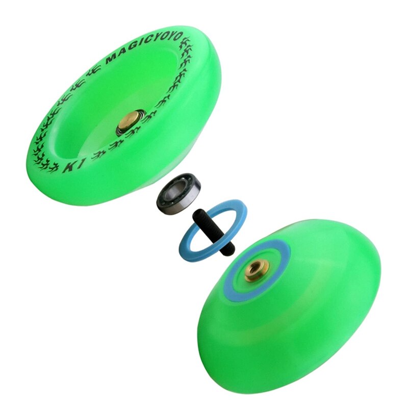 Magicyoyo K1-Plus Professionele Responsieve Yoyo Voor Kinderen, Plastic Yoyo Met Smalle C Lager, yoyo Voor Beginners (Donker Blauw &amp; Groen)