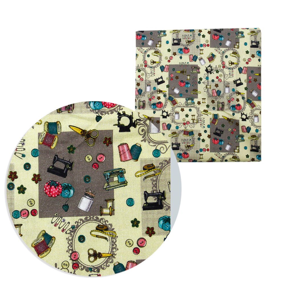 David tilbehør blomst dyr 50*140cm trykt 100%  bomuldsstof patchwork syning kjole klud gør diy pudebetræk ,c10014: 1043978001