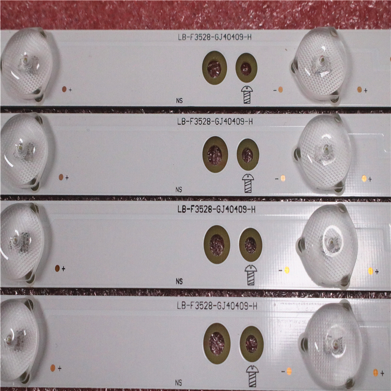 Kit) 4 PCS 9LEDs 798mm LED backlight strip voor Sony TV KDL-40R380D 40PFL3240 GJ-DLEDII P5-400-D409-V7 TPT400LA-J6PE1