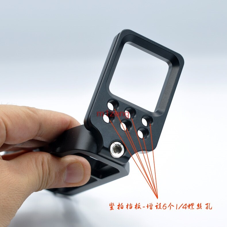 EOSM5 Vertical Quick Release L Plate/Bracket Holder hand Grip for canon EOS-M5 Arca-swiss RRS Compatible