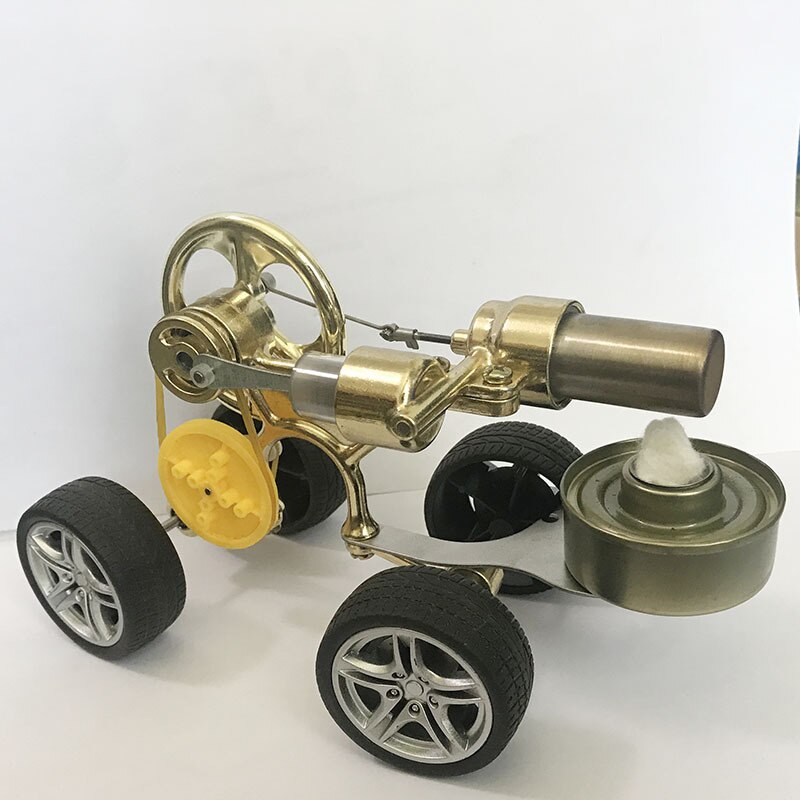 Mini Stirling Engine Model Steam fisica scienza tecnologia scienza Car Making piccola generazione di energia esperimento giocattolo