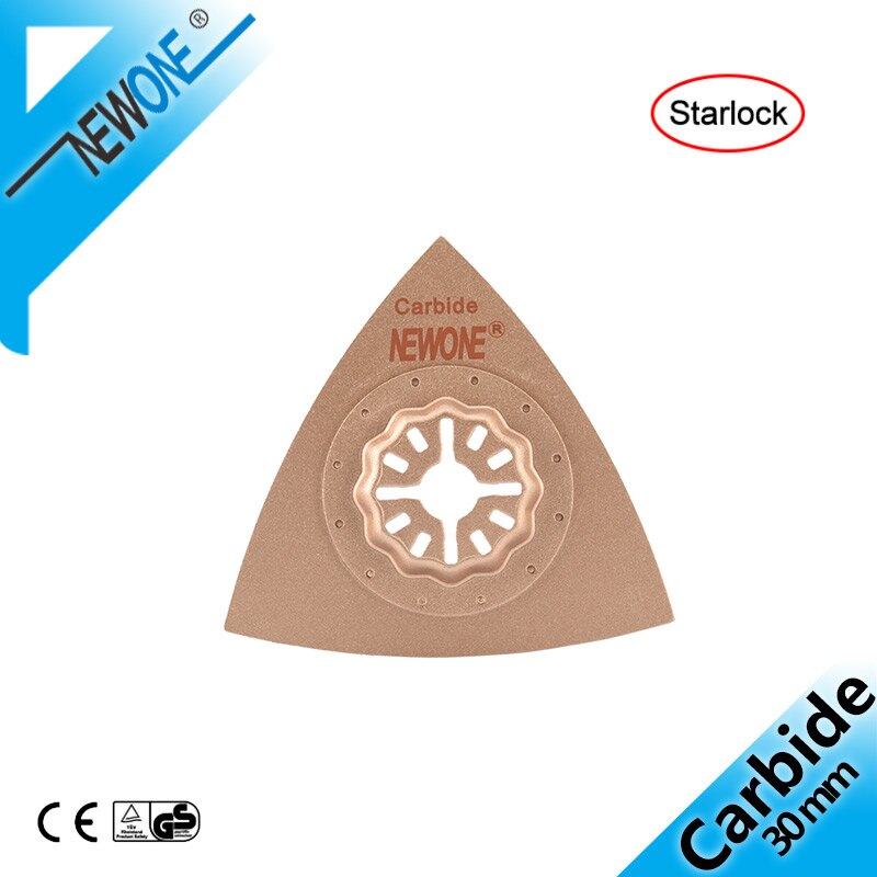 NEWONE Starlock Carbide Triangular Oscillating Saw Bldaes Grit Segmented Saw Blade For Cut Out marble Tile Gap Accessories