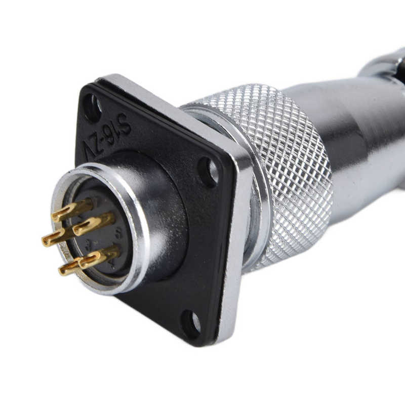 WS16 Female Socket Connector Male Plug Female Socket Connector High Temperature Resistance for Plug Socket