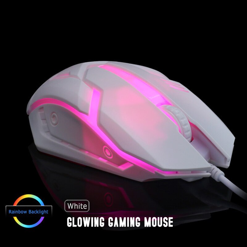 Gaming Mouse 7 Colors LED Backlight USB Wired Gamer Mouse Flank Cable Silent Mice Gaming Mouse For Laptop Mice PC