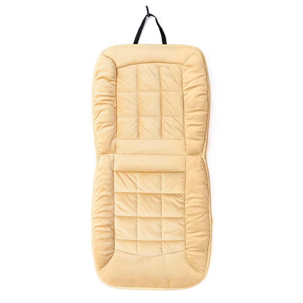 Housse de siège avant de voiture en peluche 2 pièces 4 couleurs universel tissu noir fourrure accessoires intérieurs coussin style hiver housse de siège