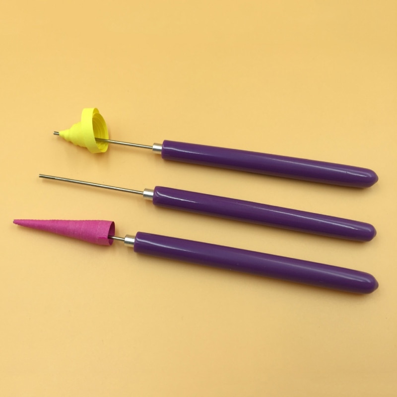 The premium quilling tools Handmade Grooved Paper Slotted Kit Paper Quilling Rolling Needle Pen Tools uu