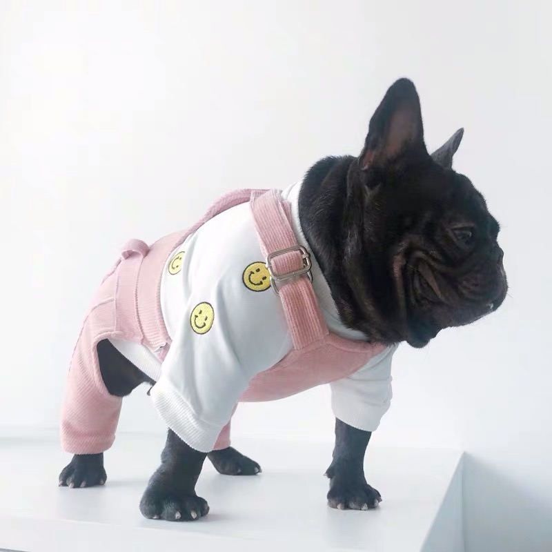 Französisch Bulldogge Overall Haustier Hund 4 beine Warme Kleidung Für Kleine Mittel Welpen Hunde Kleidung Schnauzer LAC02