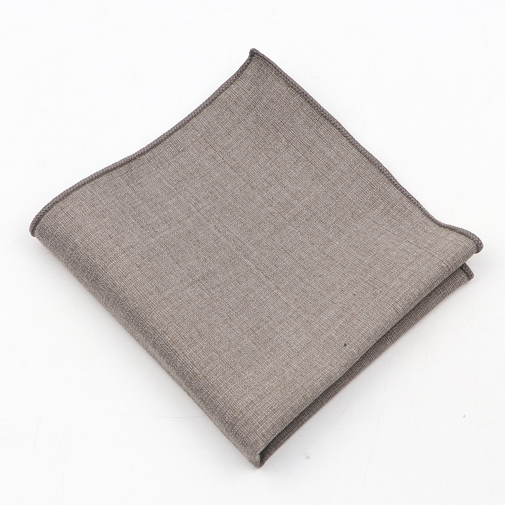 Solid Color Polyester Bamboo Fiber Handkerchiefs For Men Classic Casual Suits Pocket Square Mens Black Khaki Blue Towels: Blue