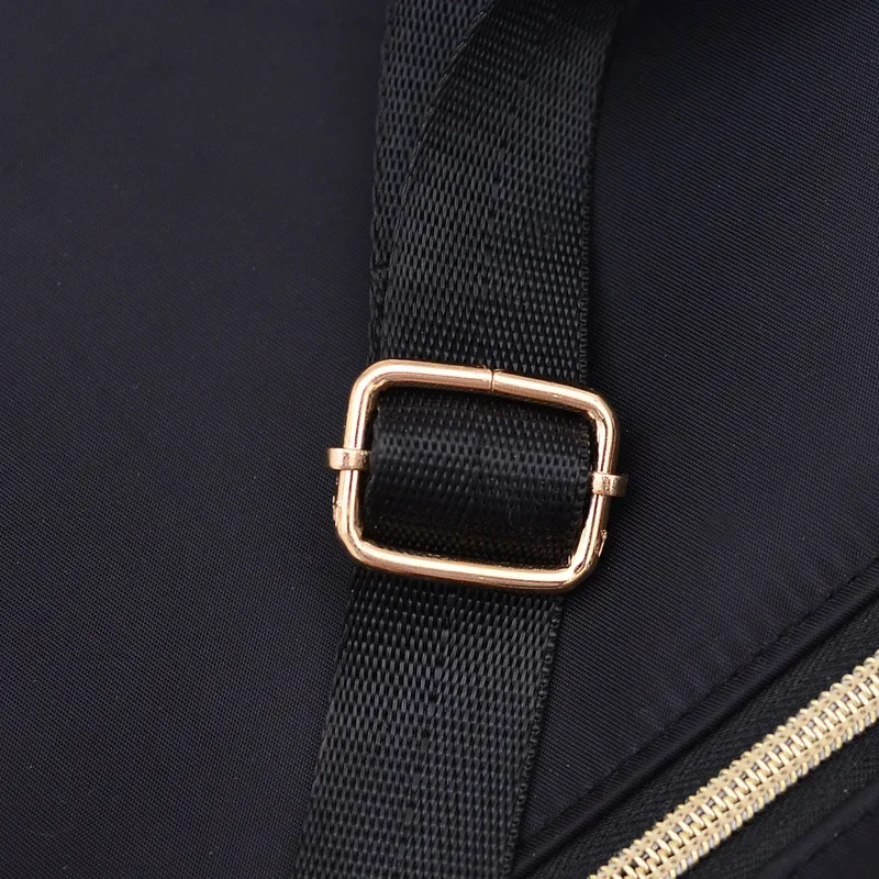 Women Backpack Travel Casual Waterproof Nylon Shoulder Bags Female Large Capacity Handbag Rucksack Black Purse Girls School Pack