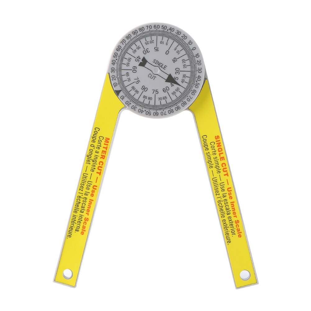 Miter Saw Protractor ABS Angle Finder Meter Miter Gauge Goniometer Digital Protractor Inclinometer Measuring Ruler with Pencil