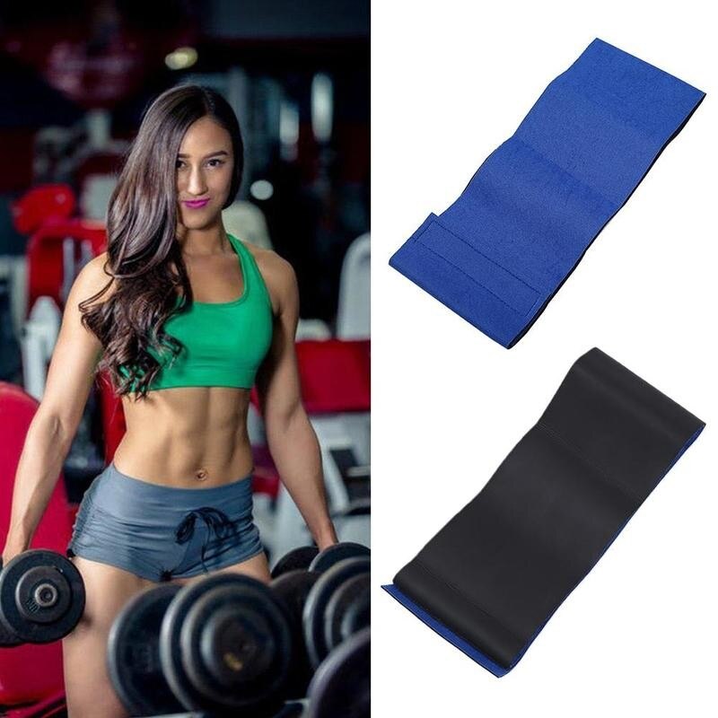 Polyester Fiber Exercise Wrap Belt Stomach Belly Exercise Cycling Jogging For Walking Aerobics Cellulite Burn Weightlifting N5I3
