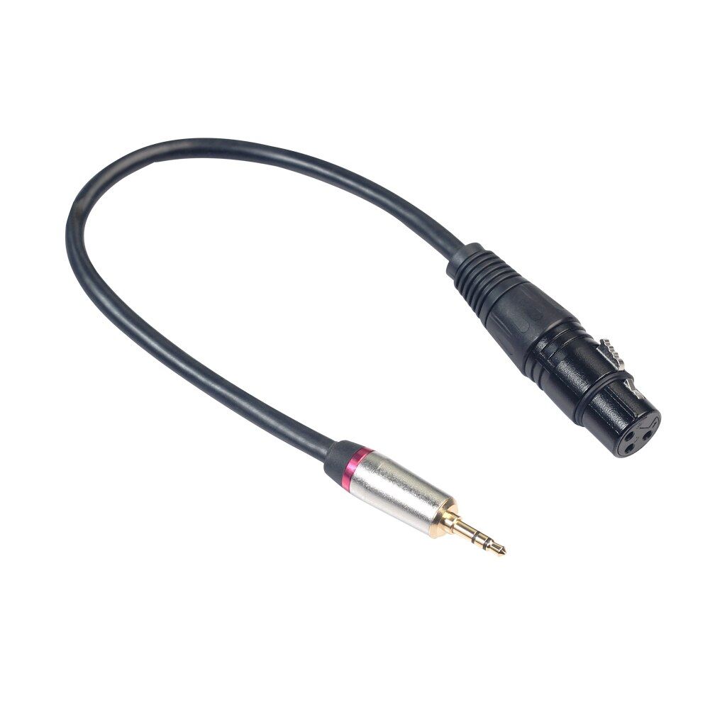 Xlr 3Pin Female Naar 3.5Mm 1/8 "Trs Man Metal Connector Audio Adapter Kabel 0.3M: 1m