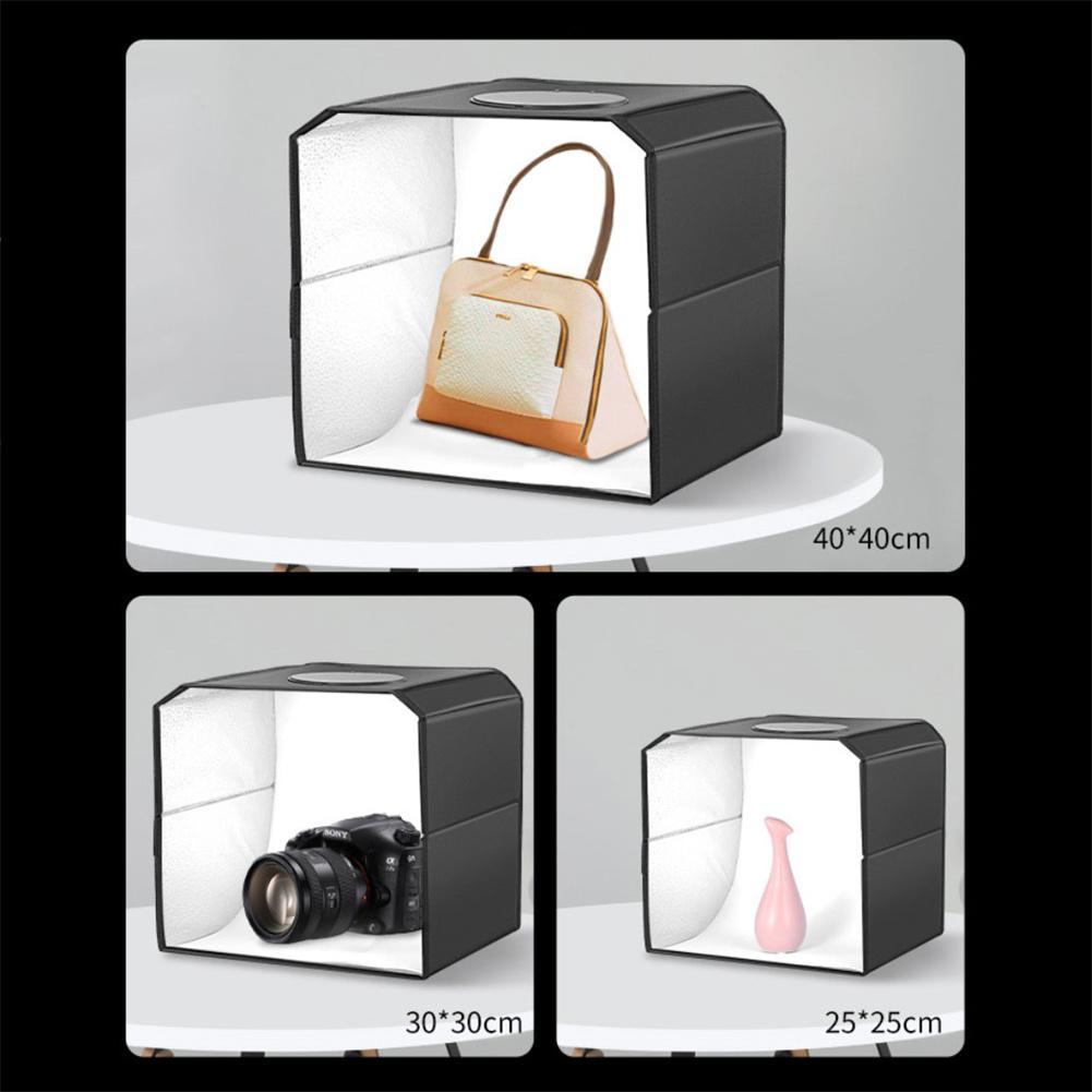 Led Studio Case Lightbox Folding Mini Photo Studio Photography Lighting Shooting Tent Box For Artisans Artistsn