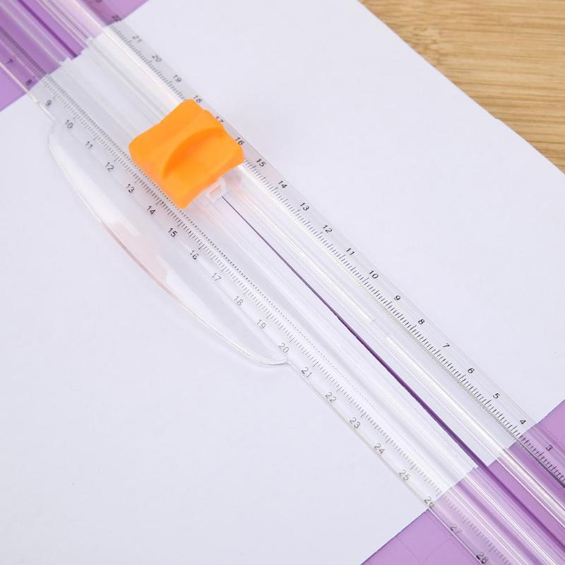 Cuchilla para cortar papel portátil con tarjeta de precisión A4, esterilla de corte de fotos, cuchilla de repuesto, Kit de oficina, suministros estacionarios