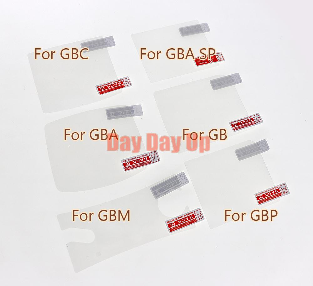 1pc lcd-displayschutzfolien für game boy advance (gba, gb, gbasp, gbc, gbp, gbm) – zubehör