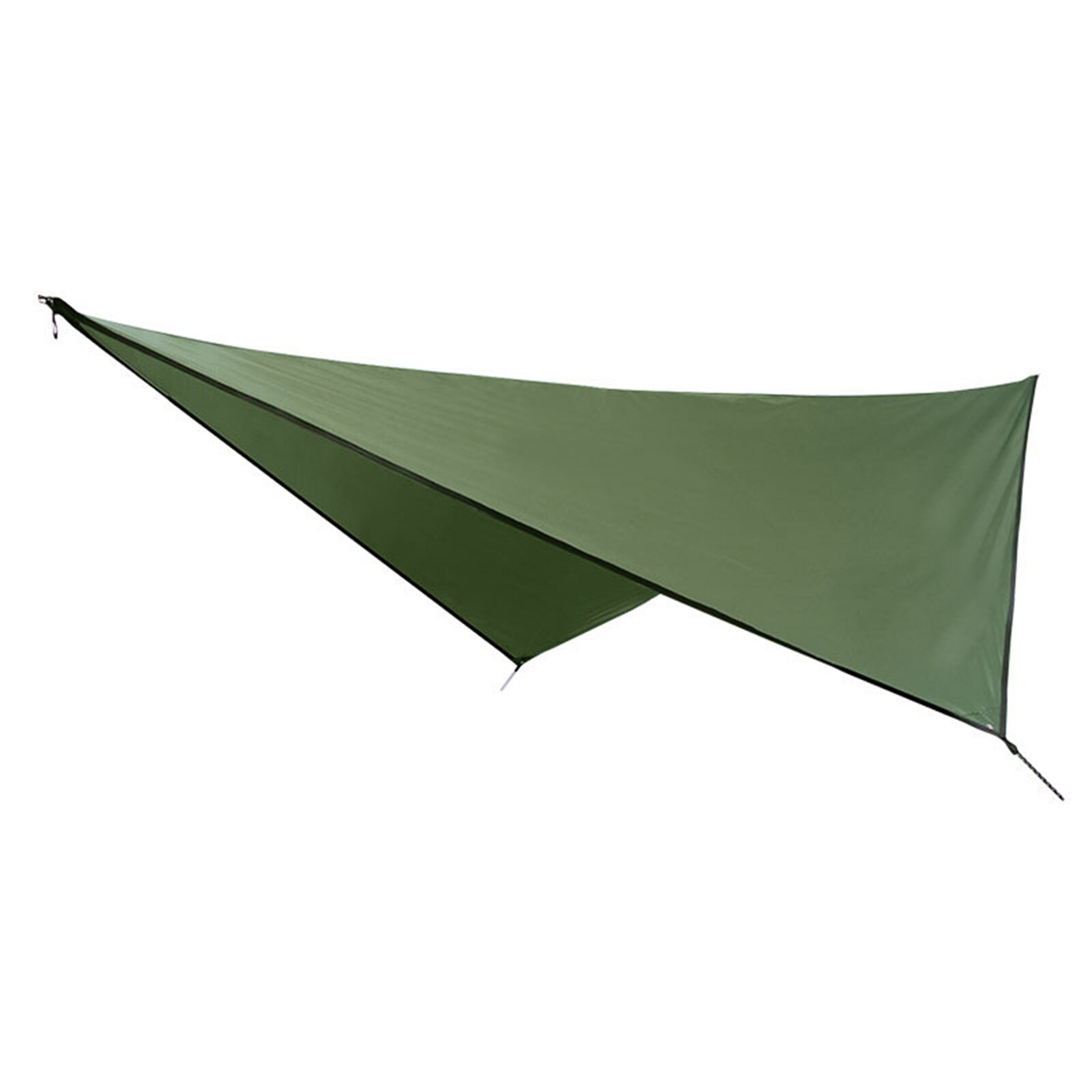 Outdoor camping waterdichte tarp lichtgewicht luifel zonnescherm parasol luifel: Legergroen