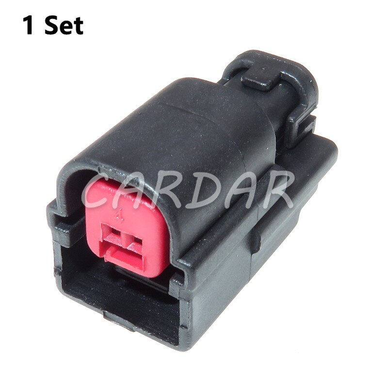 1 Set 2 Pin Auto Plug Eletrical Automotive Connector Socket Voor Auto: Default Title