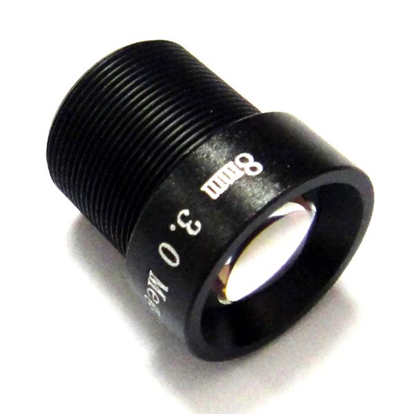 10x hd 3mp 8mm 40 graden hoek ir-bord 3.0mp cctv-lens  m12 x 0.5 mtv voor 720/1080p ccd ip-camera