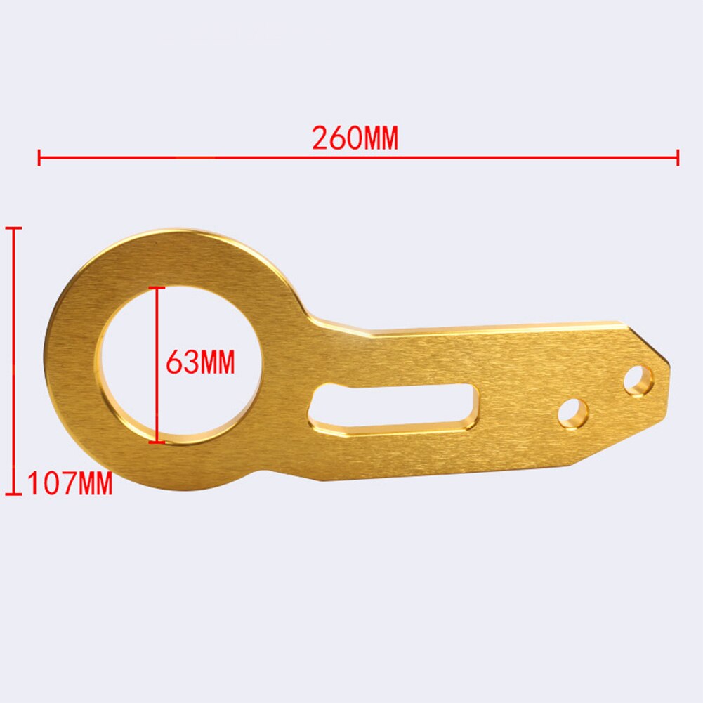 Trailer Hook Car Modified Trailer Hook Rear Metal Aluminum Alloy Trailer Hook Towing Trailer Universal Rear Trailer Tool