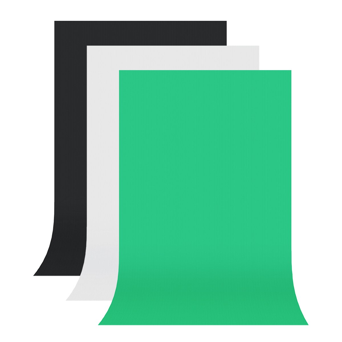 160x300CM Photography Photo Studio Simple Background Backdrop Non-woven Solid Color Green Screen Chromakey 3 Color Cloth /Stand