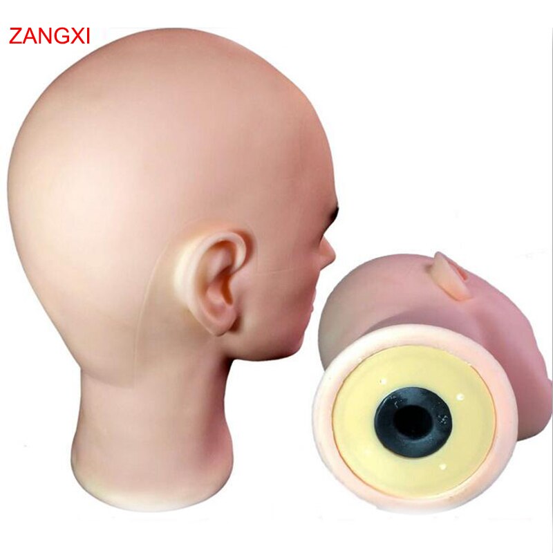 ZMS Professional Mannequin Head With Table Clamp - For Wig Making & Makeup Practice