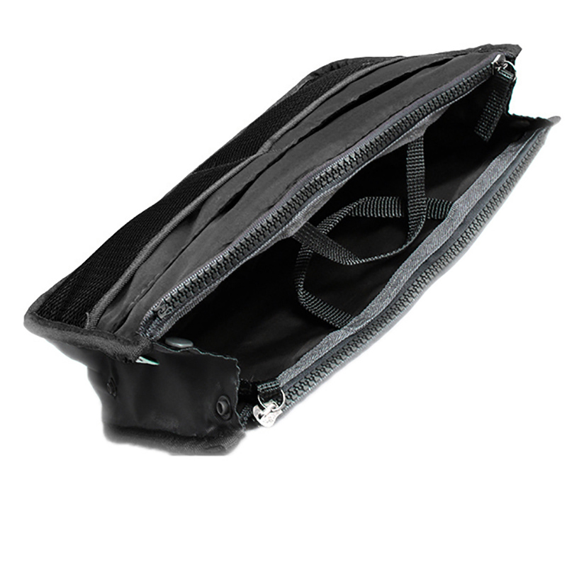 Multi kleuren tas in tas make-up handtas organisator insert handtas multifunctionele dames cosmetische/reistassen: Black