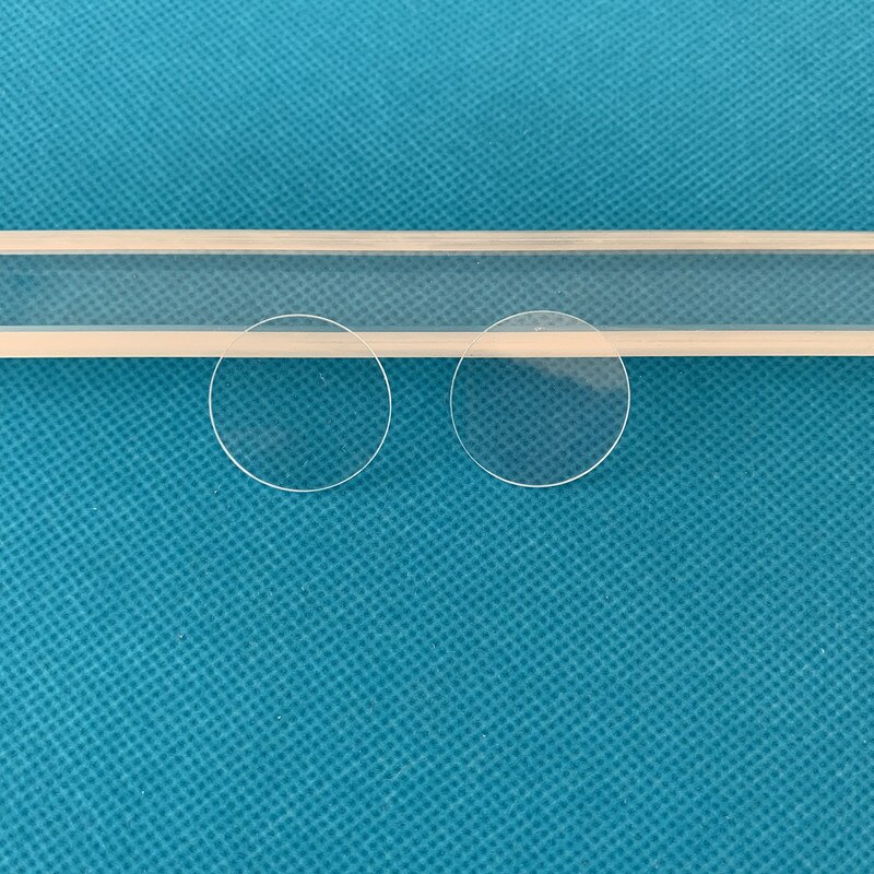 3pcs JGS2 25*2.0mm Fused Silica Window Quartz Glass Disk