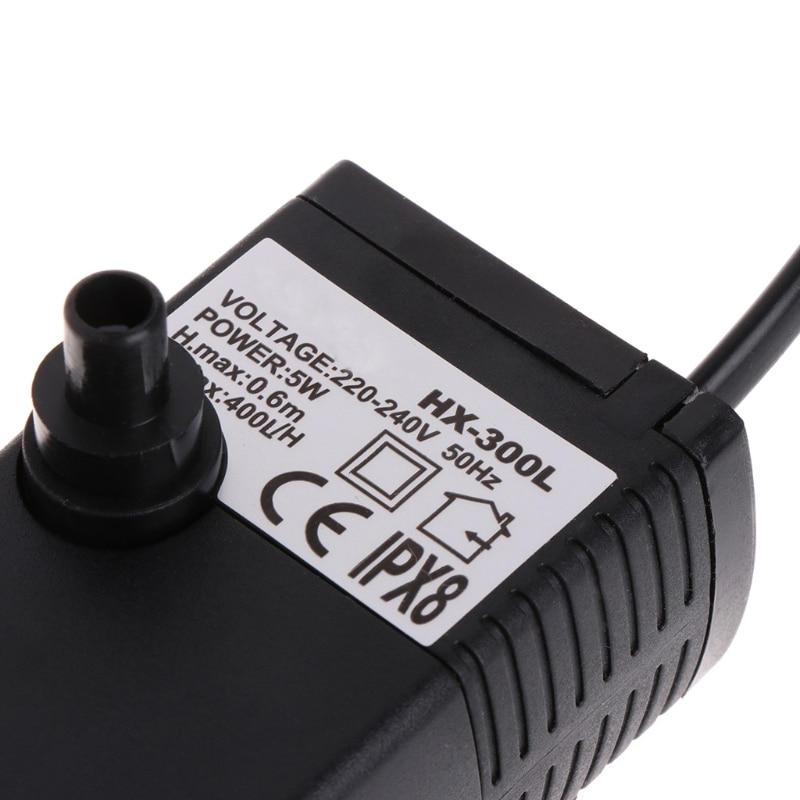 Aquarium interne filter zuurstof dompelpomp voor aquarium eu-stekker 5w