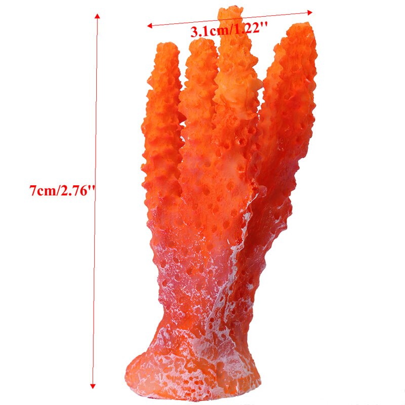 Artificial Resin Coral Plant Aquarium Fish Tank Decorations Underwater Ornament -Y102