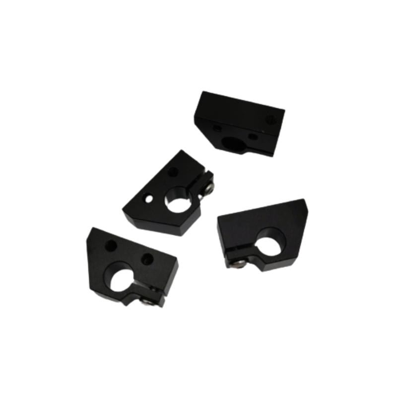 Funssor 1set Prusa MK3/MK3S 3D pritner aluminum Y axis smooth rod holder for Original Prusa i3 MK3S+ upgrade screw rod clamp