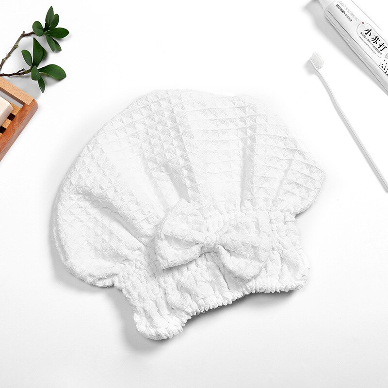 Reisbenodigdheden droog haarkapje snel drogend nachthemd draagbaar superabsorberend snel drogend badhanddoek reis gemak accessoire: Een witte