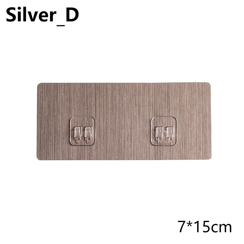 4 stuks plastic haken voor thuis, waterdichte klevende haak voor keuken, badkamer, plank, sticker, muur, sterke klevende haak, hanger: 9