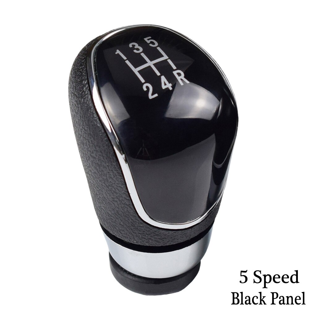 Gear Shift Knob With Dustproof Cover Drive Head Stick Shifter Handle For Ford Focus 2 MK2 FL C-MAX 2006 MK3 MK4 MK7 Galaxy: 5Speed-Black-Head