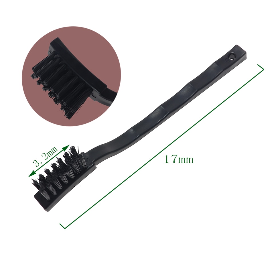 Brosse antistatique en matériau dur noir, planche industrielle, nettoyage et dépoussiérage, brosse électrostatique de protection, brosse à manche droit
