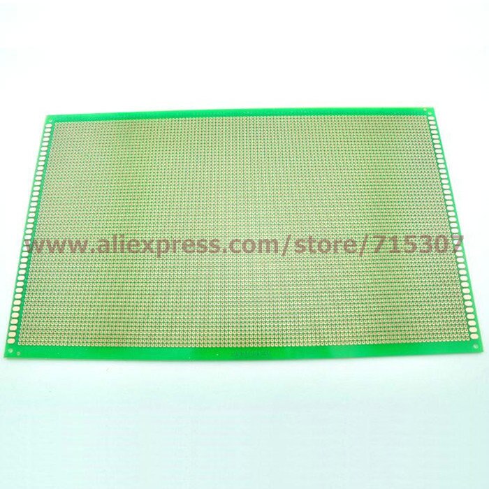 PHISCALE 1 stks 18*30/18x30 cm CNC glasvezel printplaat/groene olie plaat/universele board/test board dikte 1.6mm