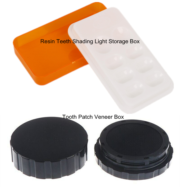 Dental Porcelain Tooth Patch Veneer Processing +Resin Shading Light Box: each type X1pcs