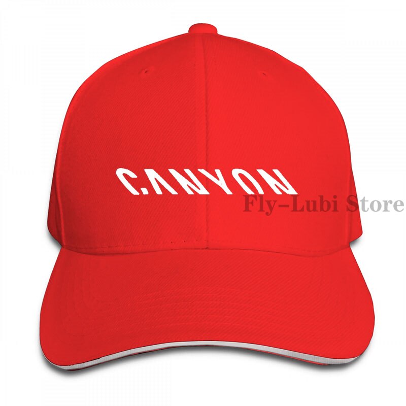 Canyon Cycling Baseball cap men women Trucker Hats adjustable cap: 1-Red