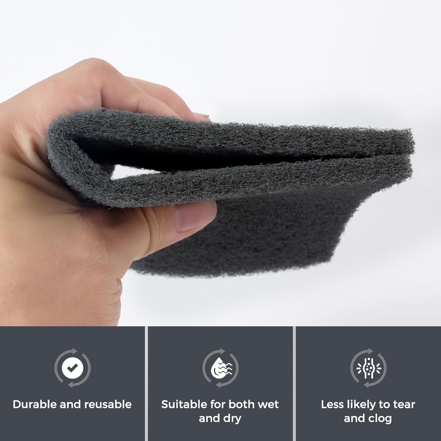 6"x9" Scuff Pads 10pcs Scuffing Scouring Sanding,Paint Primer Prep Adhesion Multipurpose Scrub Pad 800Grit Wet Dry Abrasive Pad