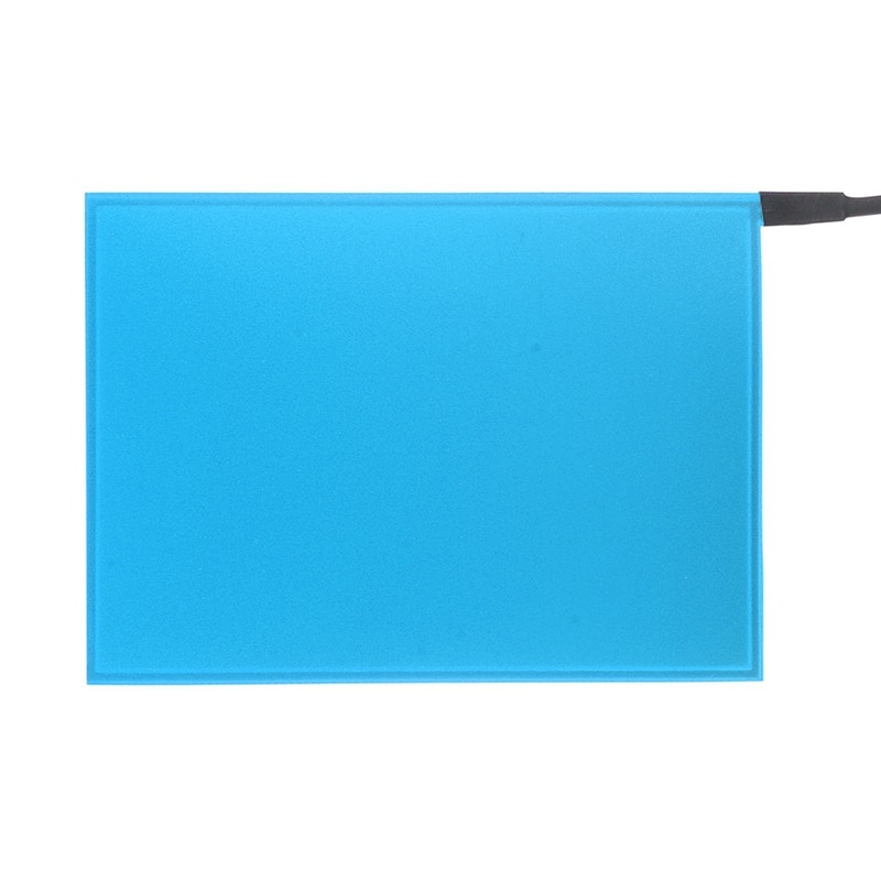 105Mm X 148Mm El Panel Elektroluminescerende Vel Neon Vel + Actuator 12V: Blue