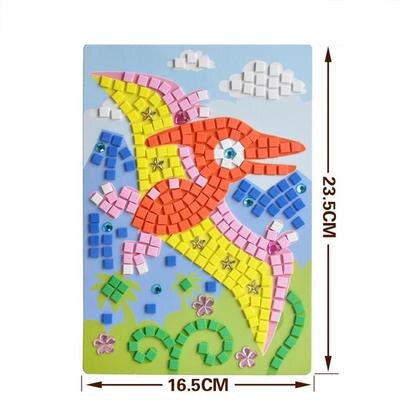 Children Toys Puzzle DIY Foam Mosaic Stickers Art Cartoon Crystal Sticker Educational Toys For Kids Christmas Toy: 10