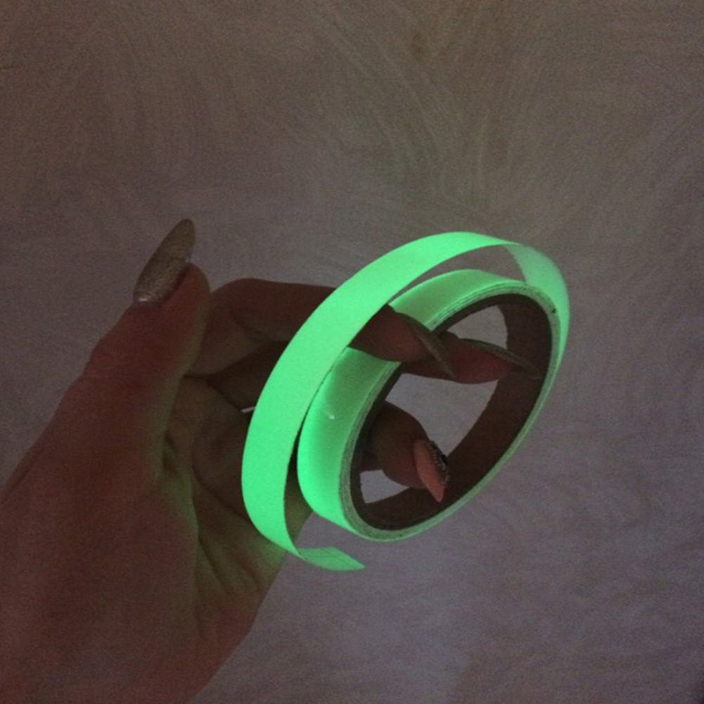 3 måler lysbånd kjæledyr advarsel stripe scenen fluorescerende lys giftfri teip