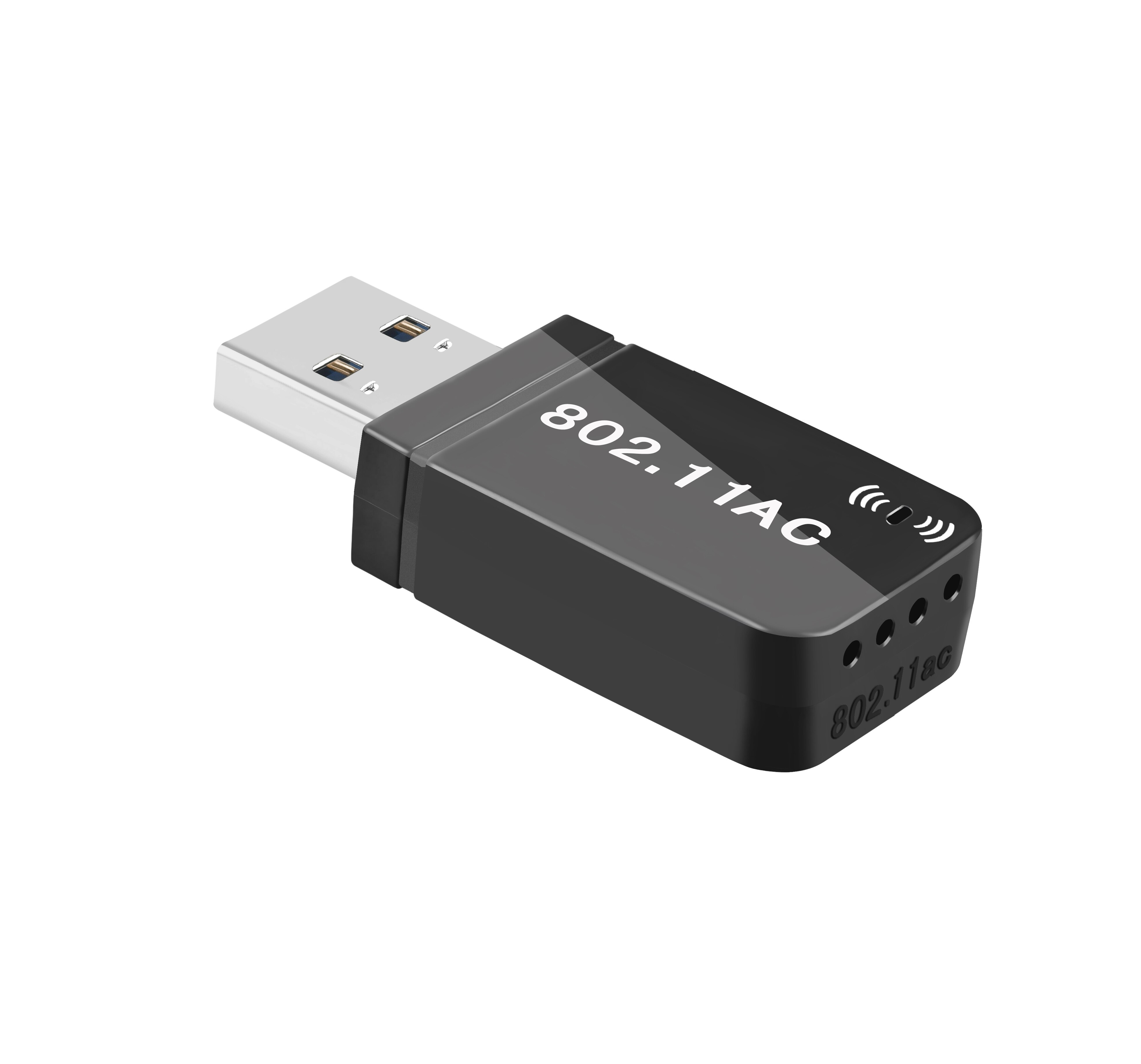 High Speed USB 3.0 Gigabit Wireless Wifi Adapter 2.4Ghz/5Ghz Dual Band Network Card RTL8812BU 2dBi Antenna For PC card