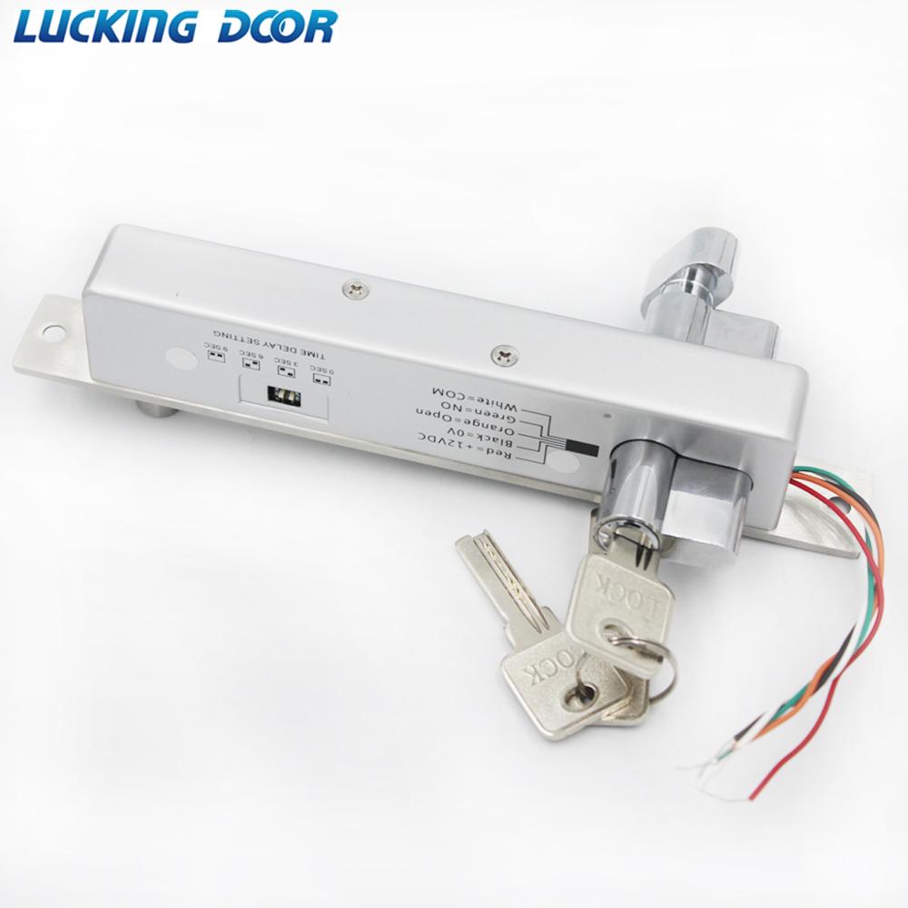 Electronic Door Lock Electric Mortise Bolt Lock Mortise lock Time Delay NO Fail secure sturdiness electric bolt with cylinder