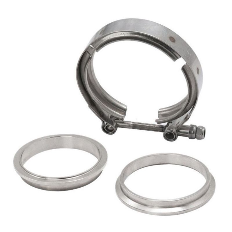 Quick Quick Release V-band Exhaust Clamp Male Female Flanges Kit Stainless Steel Universal V band Clamp 1.5 2" 2.5" 3.25" 3.5": 2.25