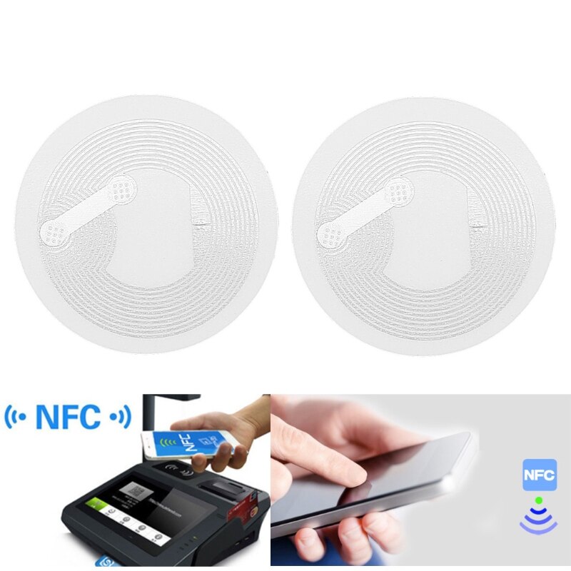 Étiquette autocollante NFC NTAG213 pour carte de contrôle d'accès, étiquette RFID pour patrouille, 4x 7e, 10 pièces